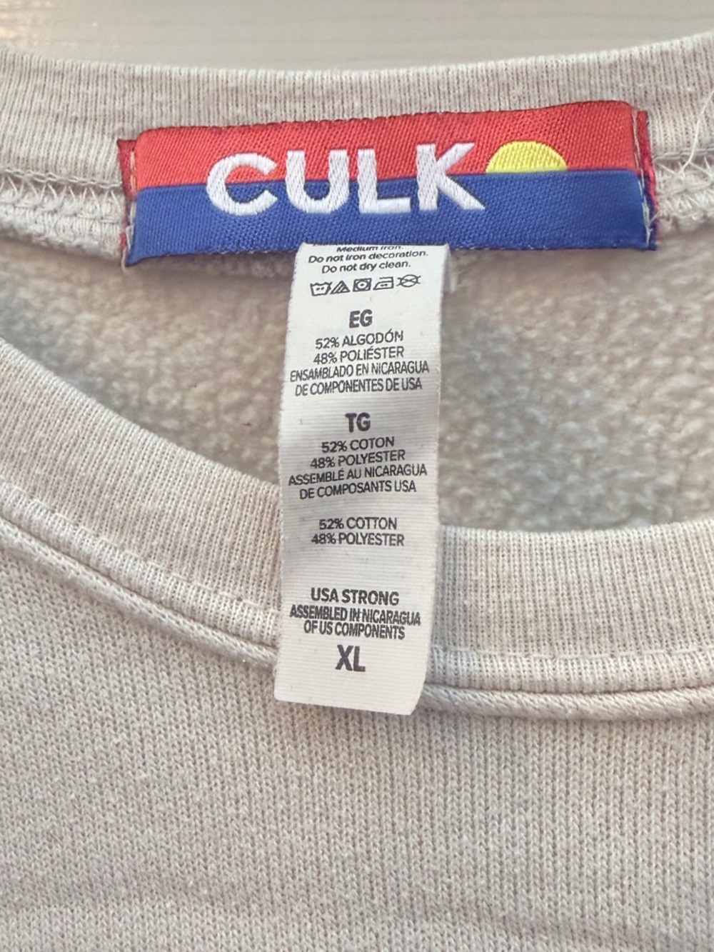 CULK TIGER SWEATSHIRT SIZE XL - Picture 4 of 4